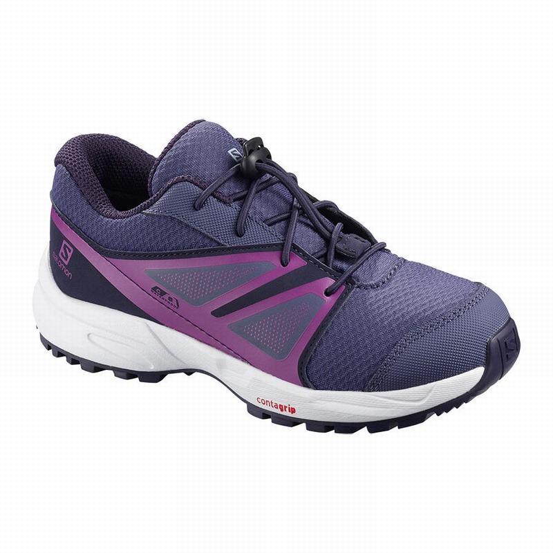 Zapatillas De Running Salomon Niños Azules - Salomon Argentina SENSE CLIMASALOMON™ IMPERMEABLE ,3902